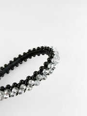 Diadema Black Crystal